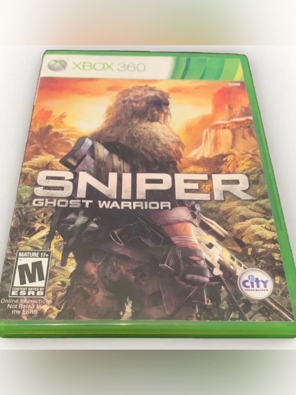 Sniper Ghost Warrior Xbox 360 - Complete CIB with manual Tested WORKS